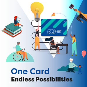 OPLW hero image - graphic of people doing various activities with tagline One Card Endless Possibilities